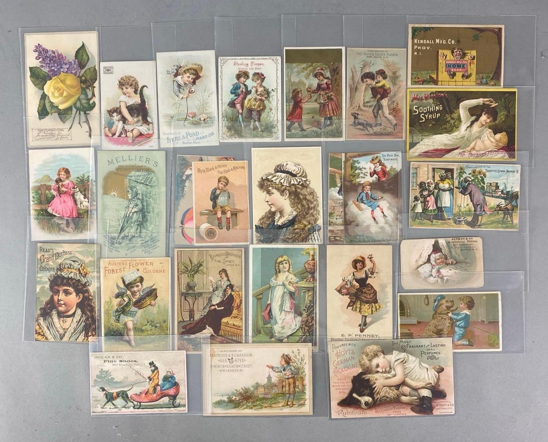 Group of Antique Cologne Trade Cards and More (1 of 3)
