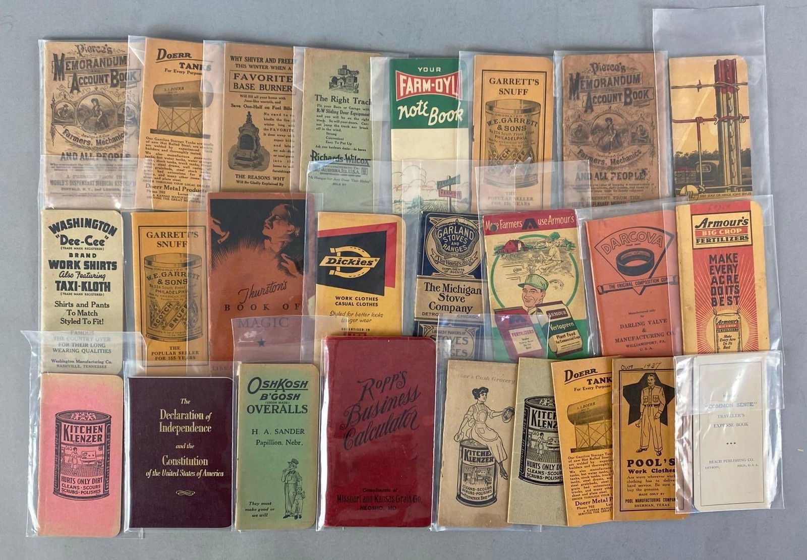 Group of Vintage Advertising Booklets (1 of 3)