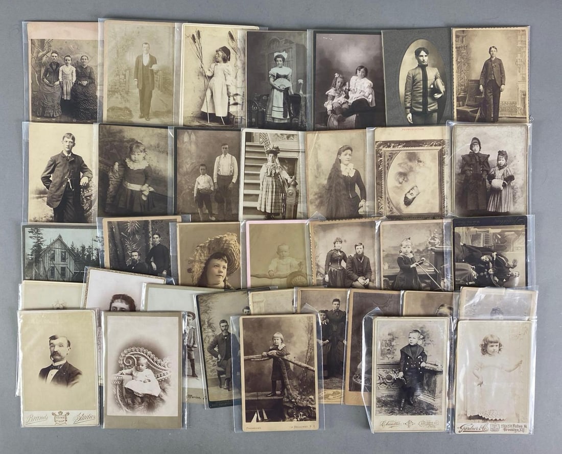 Group of Vintage Cabinet Cards: In-House Shipping Option: If you would like to use our in-house shipping service, please select “Arrange My Own Shipping” when paying your invoice. After payment, our in-house shipping team wi