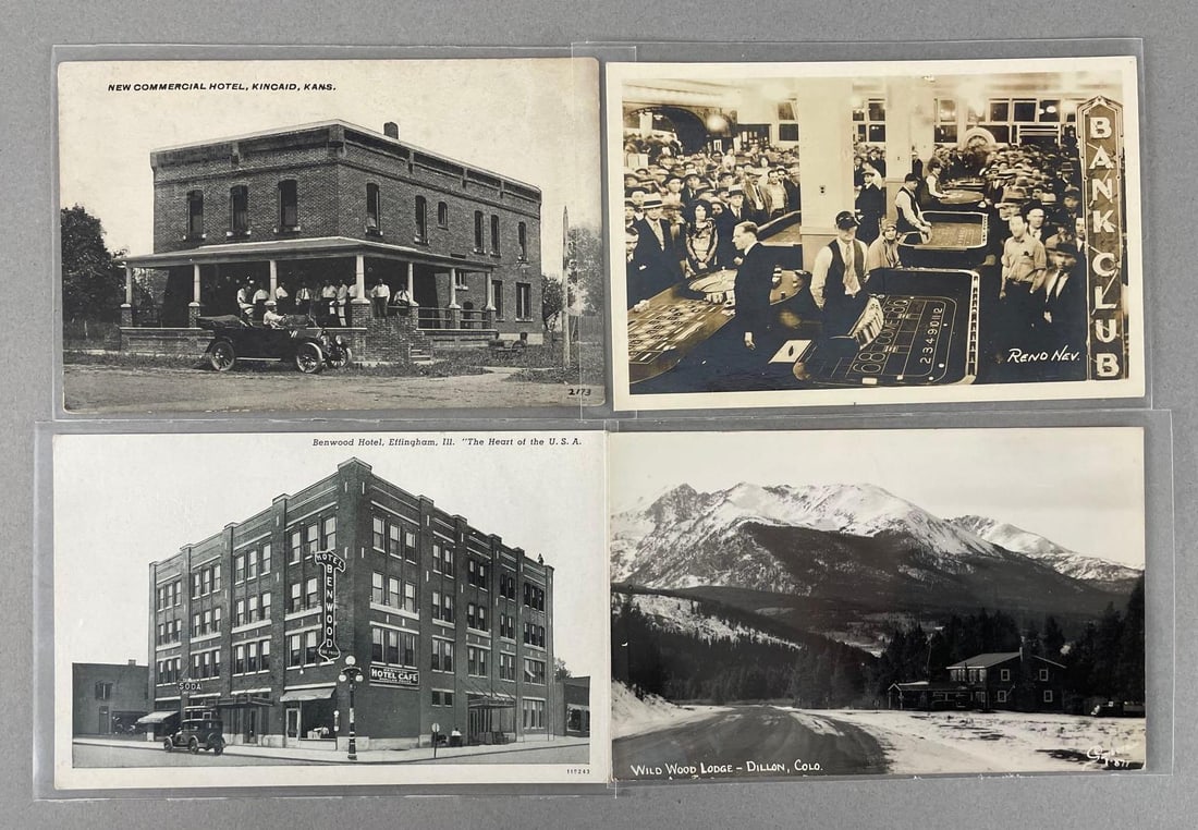 Postcards - 19 Building Real Photo: In-House Shipping Option: If you would like to use our in-house shipping service, please select “Arrange My Own Shipping” when paying your invoice. After payment, our in-house shipping team wi