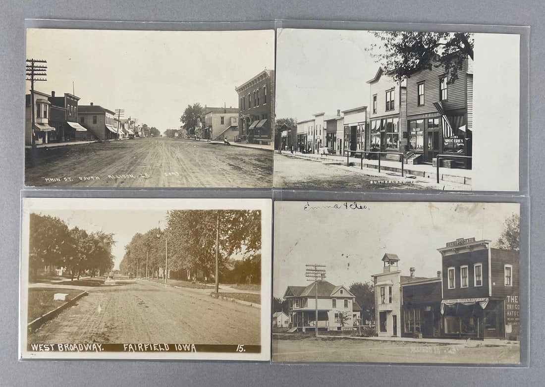 Postcards - 12 Iowa Street View Real Photo (1 of 2)