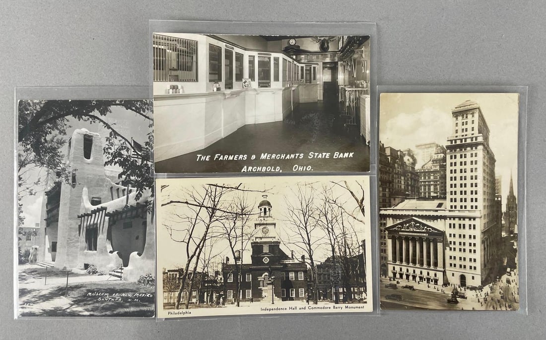 Postcards - 16 Buildings Real Photo: In-House Shipping Option: If you would like to use our in-house shipping service, please select “Arrange My Own Shipping” when paying your invoice. After payment, our in-house shipping team wi