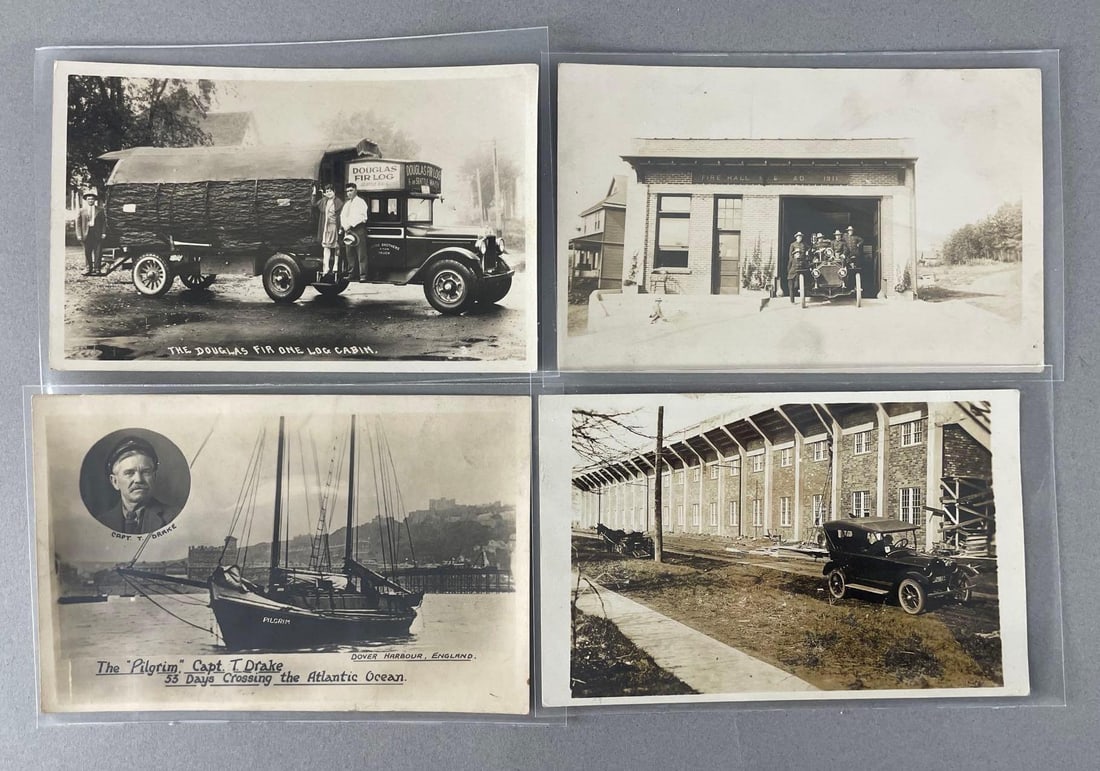 Postcards - 15 Transportation Real Photo: In-House Shipping Option: If you would like to use our in-house shipping service, please select “Arrange My Own Shipping” when paying your invoice. After payment, our in-house shipping team wi