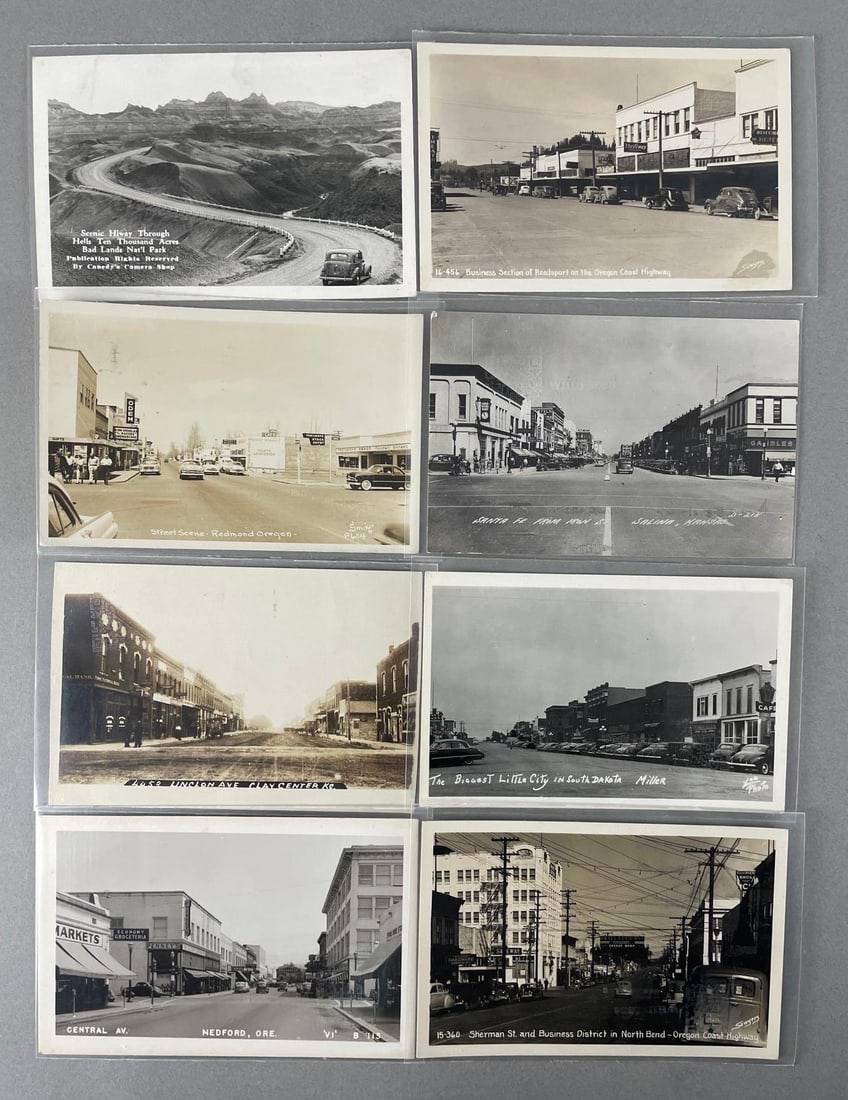 Postcards - 12 Street View Real Photo: In-House Shipping Option: If you would like to use our in-house shipping service, please select “Arrange My Own Shipping” when paying your invoice. After payment, our in-house shipping team wi