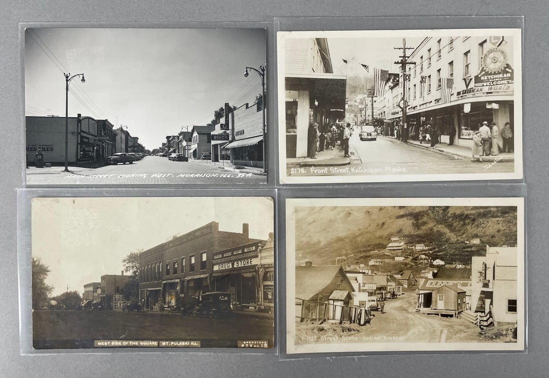 Postcards - 15 Street View Real Photo: In-House Shipping Option: If you would like to use our in-house shipping service, please select “Arrange My Own Shipping” when paying your invoice. After payment, our in-house shipping team wi