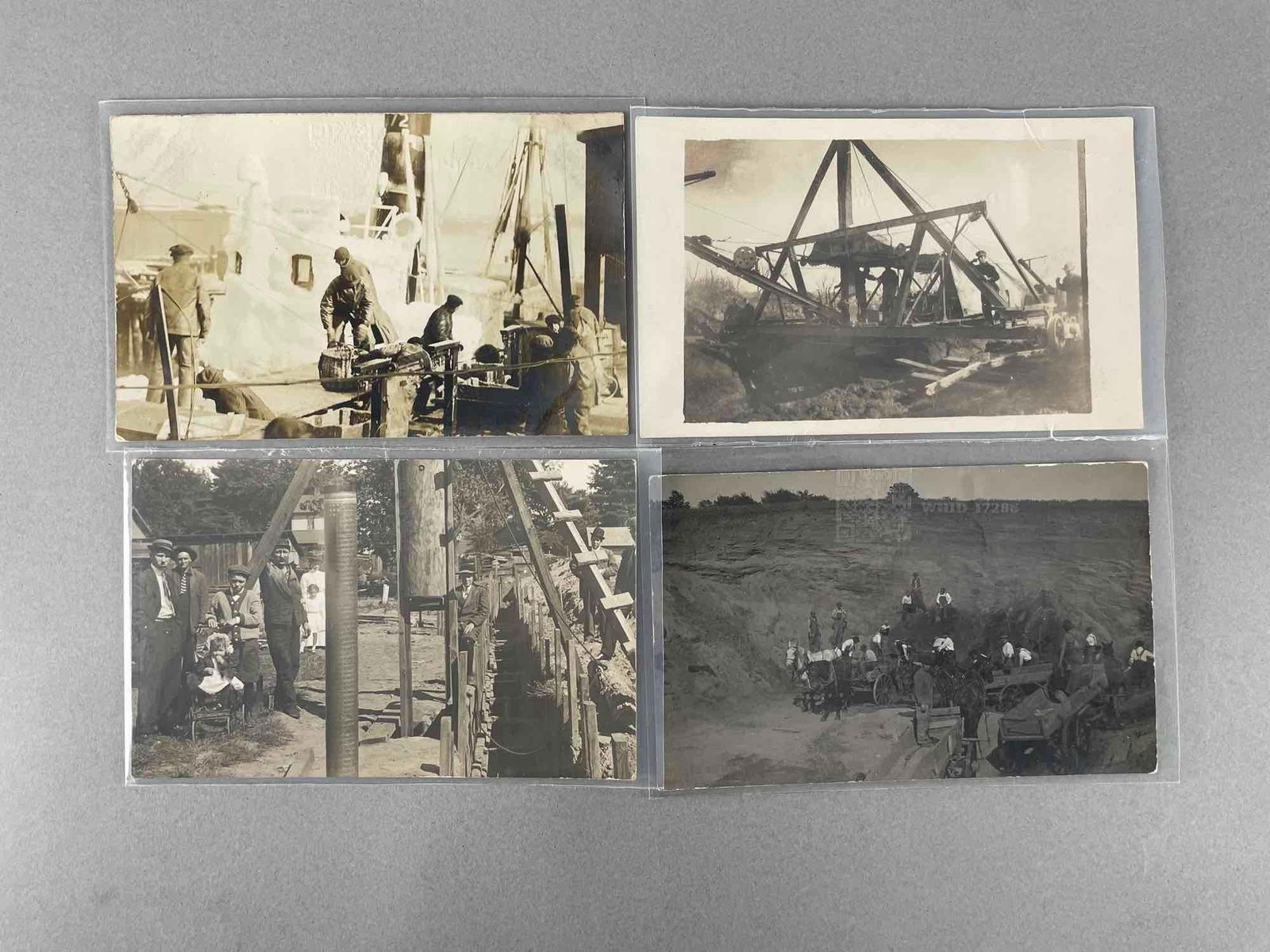 Postcards - 8 Work Real Photo - 3