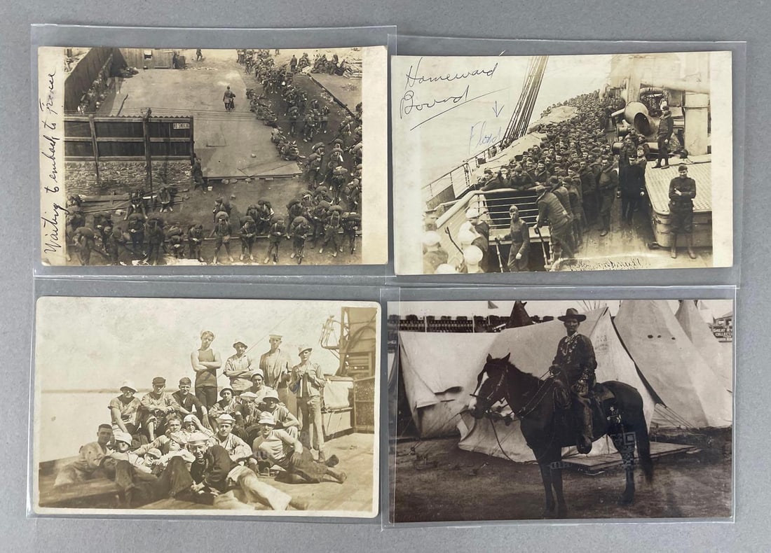 Postcards - 15 Military Real Photo (1 of 2)