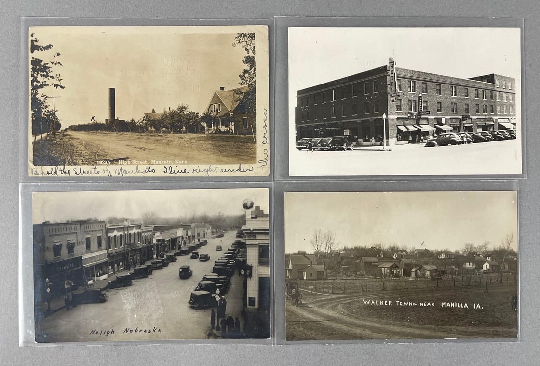 Postcards - 13 Street View Real Photo: In-House Shipping Option: If you would like to use our in-house shipping service, please select “Arrange My Own Shipping” when paying your invoice. After payment, our in-house shipping team