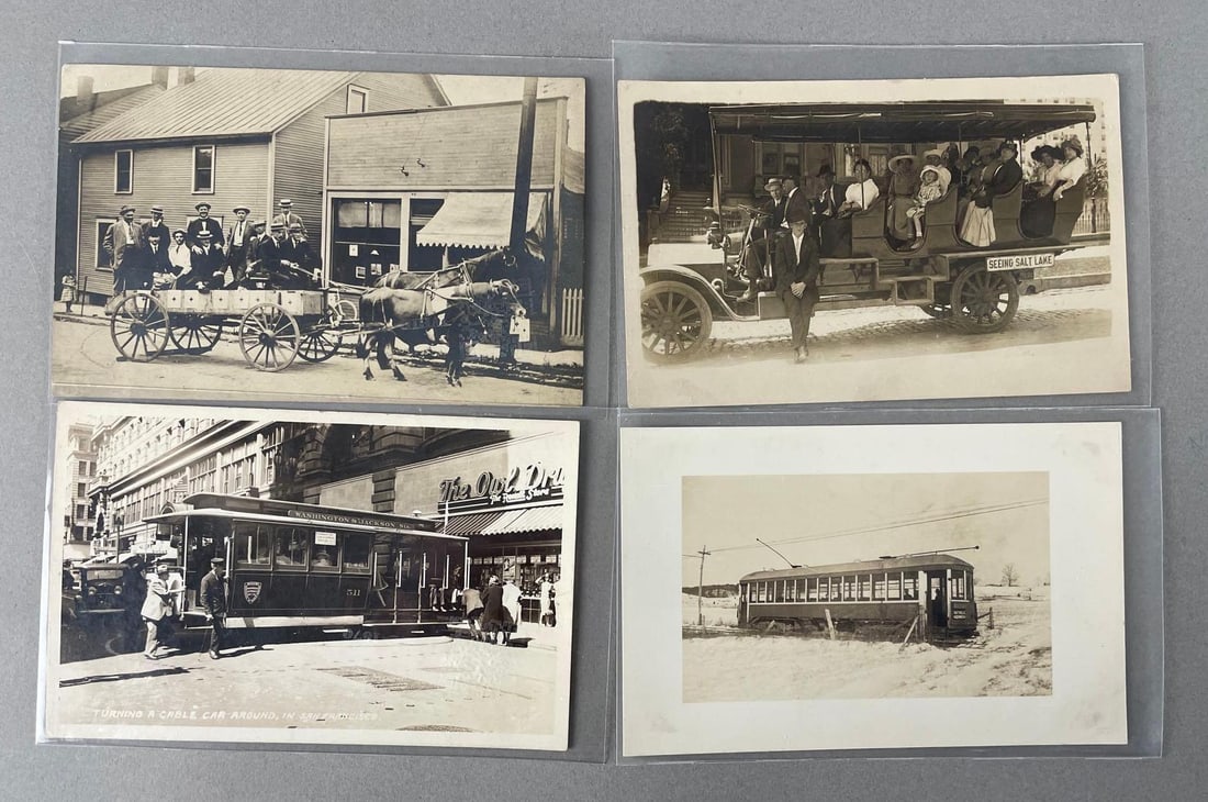 Postcards - 14 Transportation Real Photo: In-House Shipping Option: If you would like to use our in-house shipping service, please select “Arrange My Own Shipping” when paying your invoice. After payment, our in-house shipping team wi