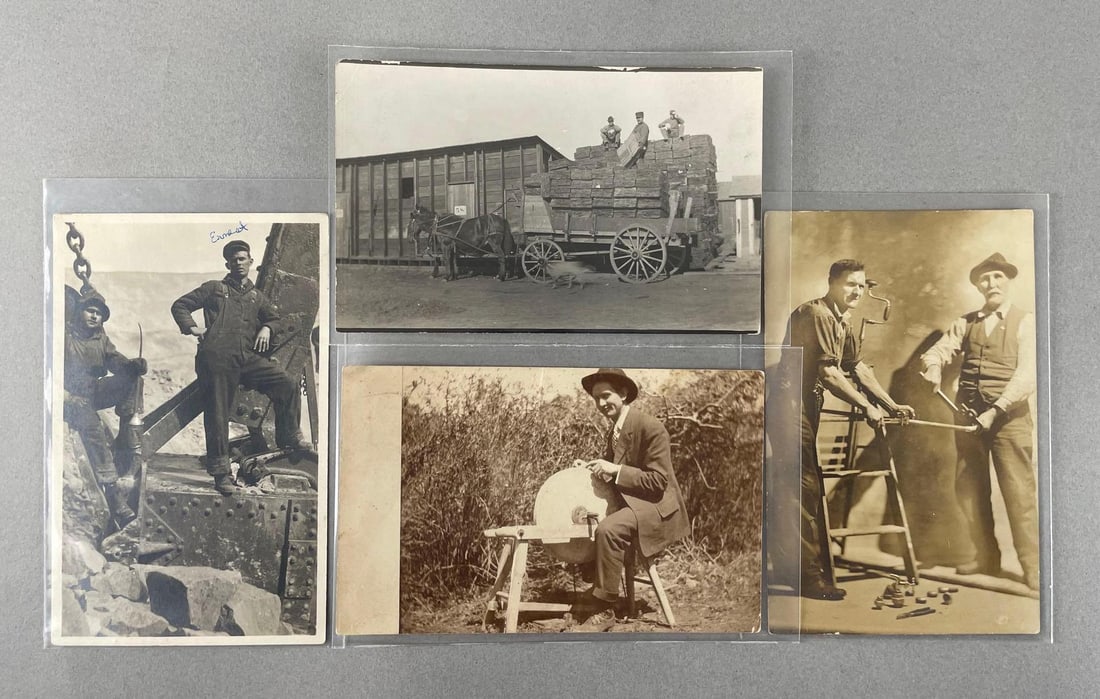 Postcards - 13 Work Real Photo: In-House Shipping Option: If you would like to use our in-house shipping service, please select “Arrange My Own Shipping” when paying your invoice. After payment, our in-house shipping team