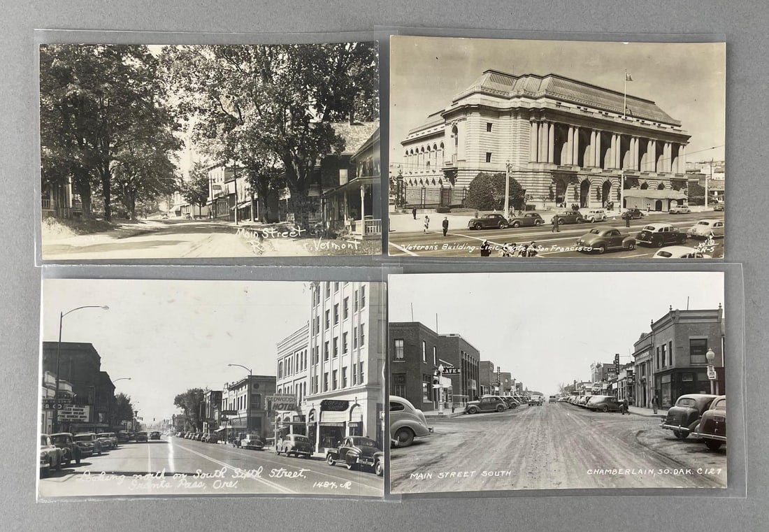 Postcards - 20 Street View Real Photo: In-House Shipping Option: If you would like to use our in-house shipping service, please select “Arrange My Own Shipping” when paying your invoice. After payment, our in-house shipping team wi