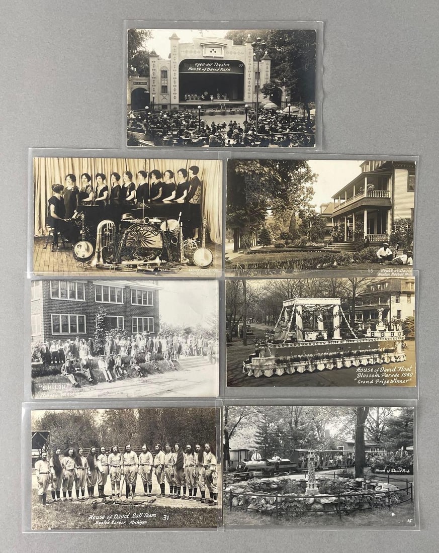 Postcards - 7 House of David Real Photo: In-House Shipping Option: If you would like to use our in-house shipping service, please select “Arrange My Own Shipping” when paying your invoice. After payment, our in-house shipping team wi