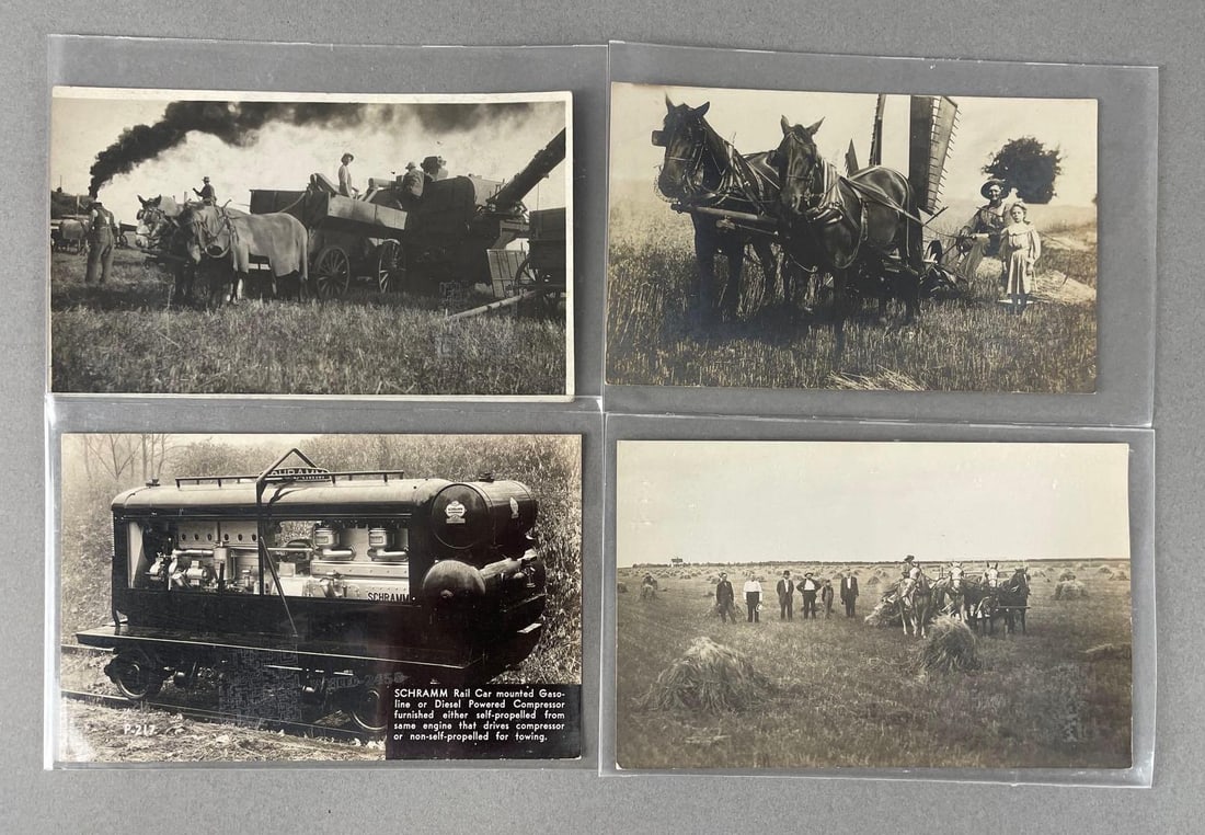 Postcards - 12 Farming Real Photo: In-House Shipping Option: If you would like to use our in-house shipping service, please select “Arrange My Own Shipping” when paying your invoice. After payment, our in-house shipping team wi
