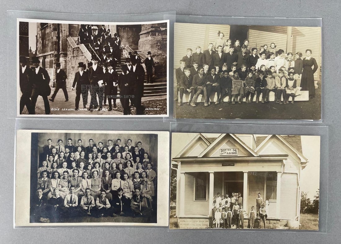 Postcards - 13 School Children Real Photo: In-House Shipping Option: If you would like to use our in-house shipping service, please select “Arrange My Own Shipping” when paying your invoice. After payment, our in-house shipping team wi