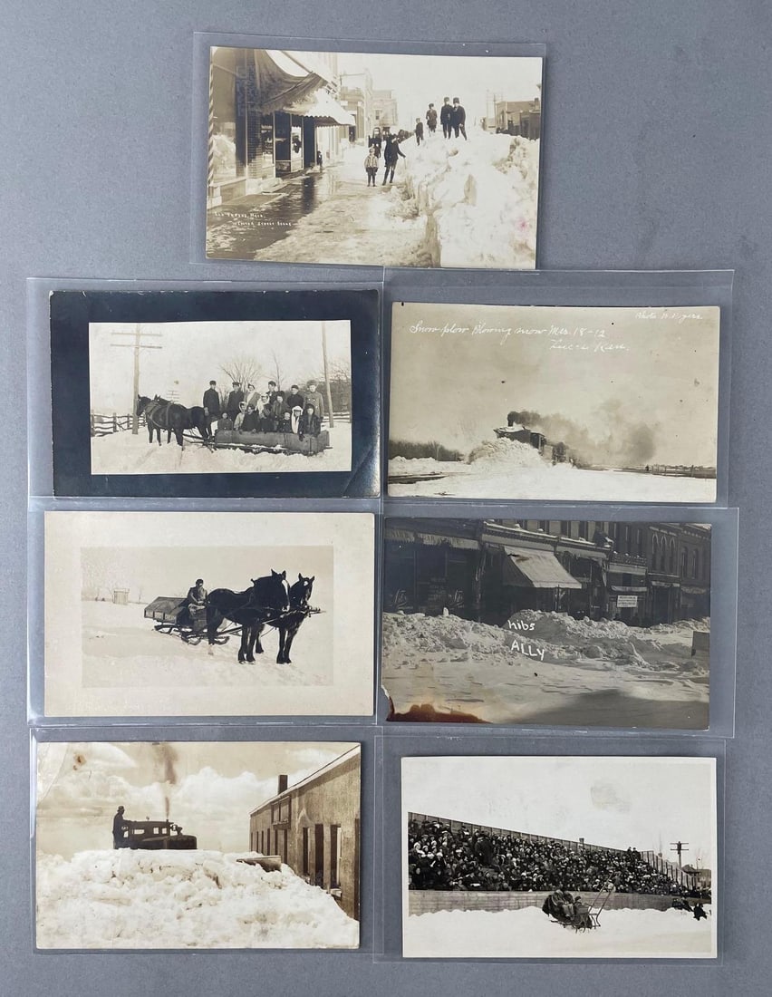 Postcards - 7 Winter Real Photo: In-House Shipping Option: If you would like to use our in-house shipping service, please select “Arrange My Own Shipping” when paying your invoice. After payment, our in-house shipping team wi