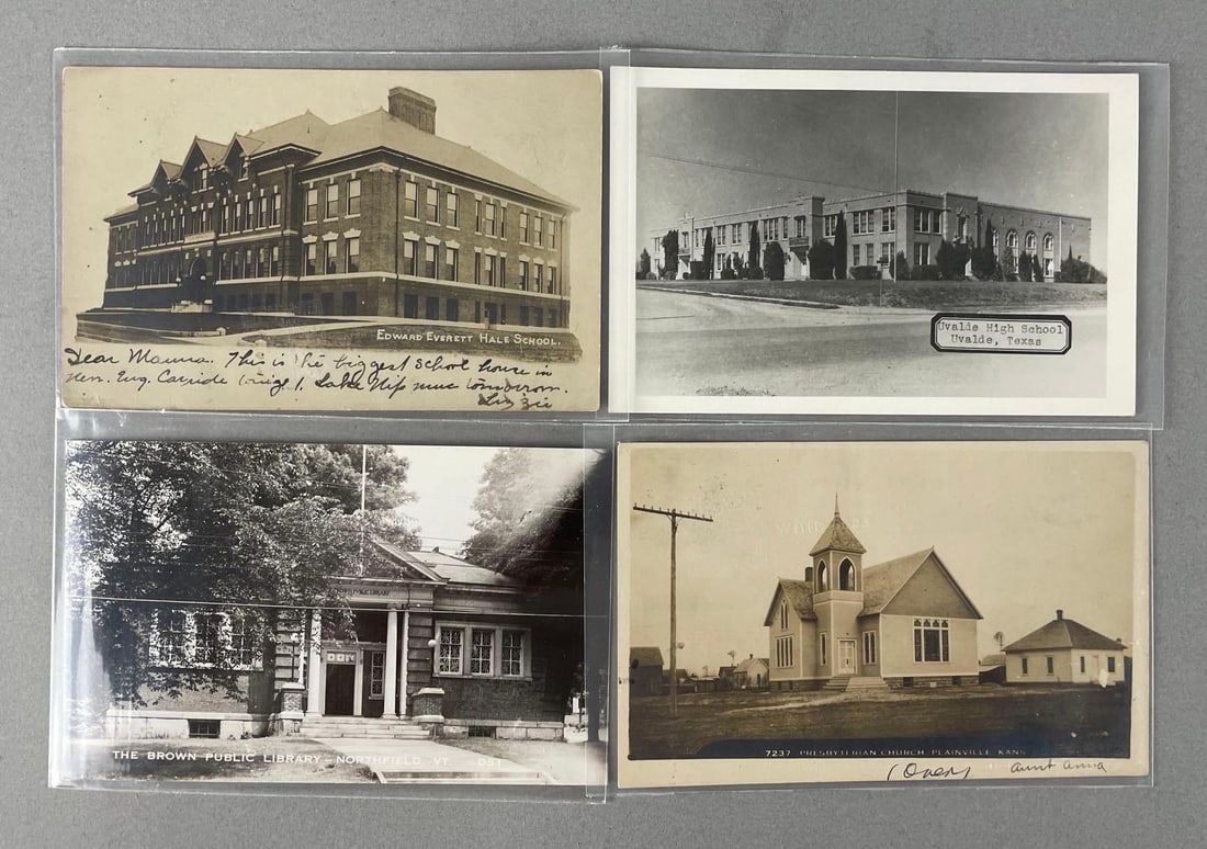 Postcards - 18 Building Real Photo: In-House Shipping Option: If you would like to use our in-house shipping service, please select “Arrange My Own Shipping” when paying your invoice. After payment, our in-house shipping team wi