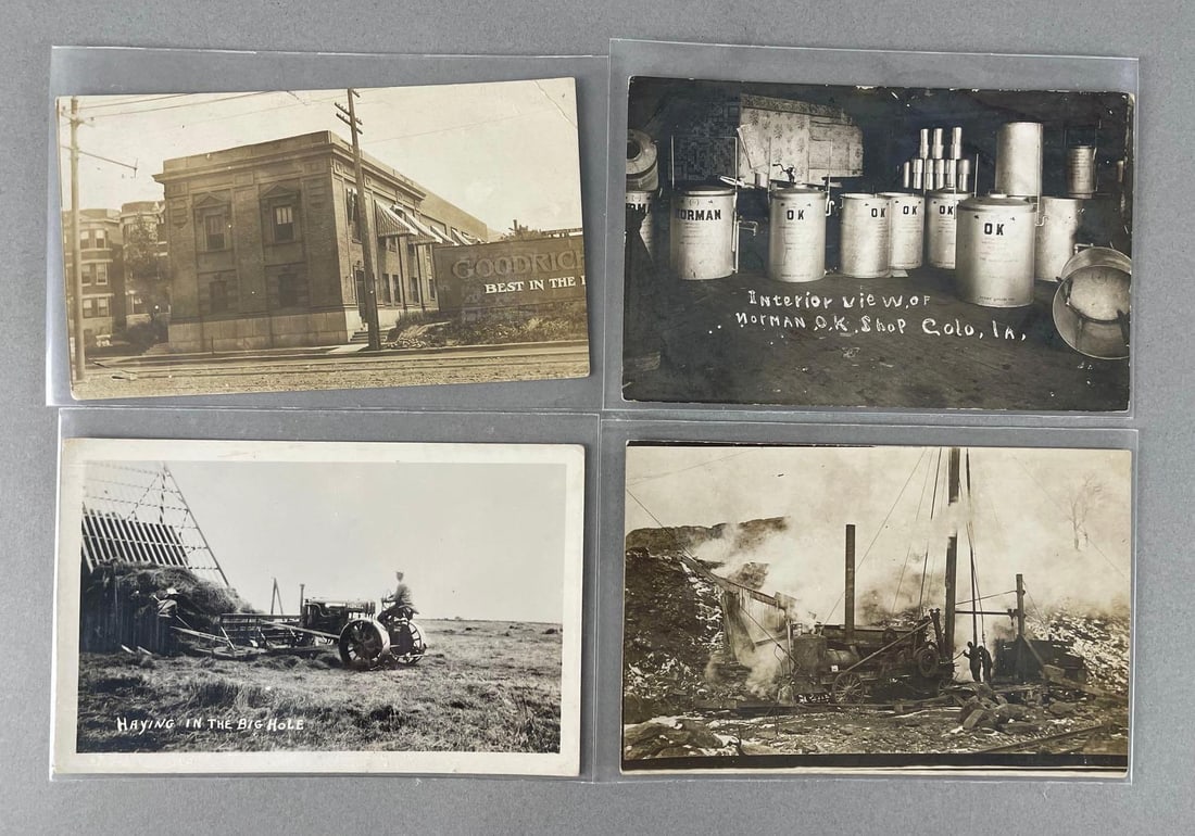 Postcards - 13 Industrial Real Photo: In-House Shipping Option: If you would like to use our in-house shipping service, please select “Arrange My Own Shipping” when paying your invoice. After payment, our in-house shipping team wi