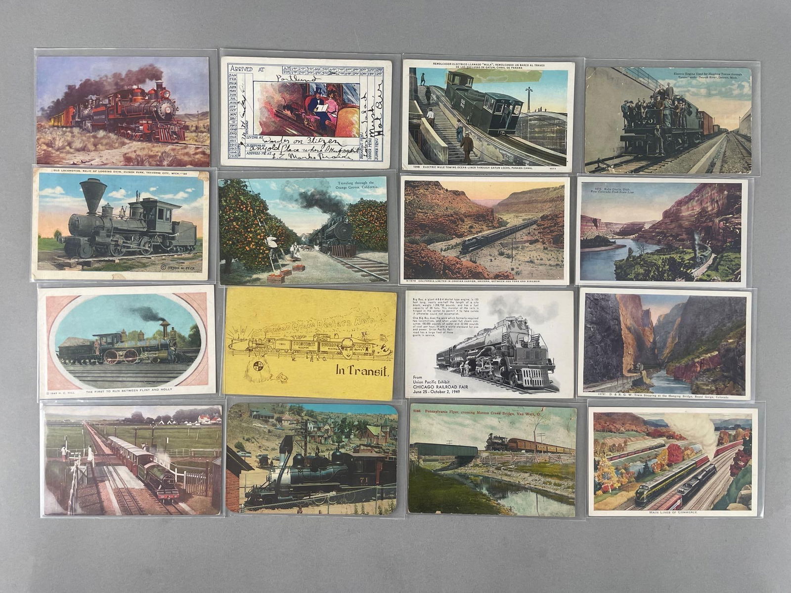 Postcards - 40 Railroad - 2