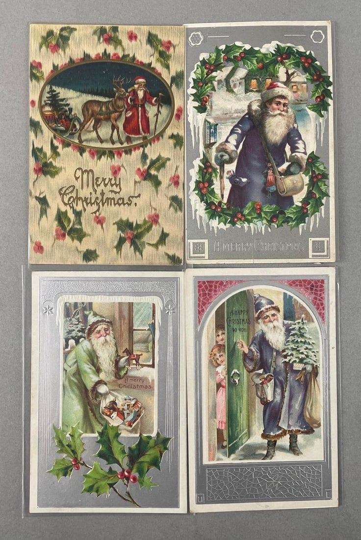 Postcards - 12 Santa Claus (1 of 2)