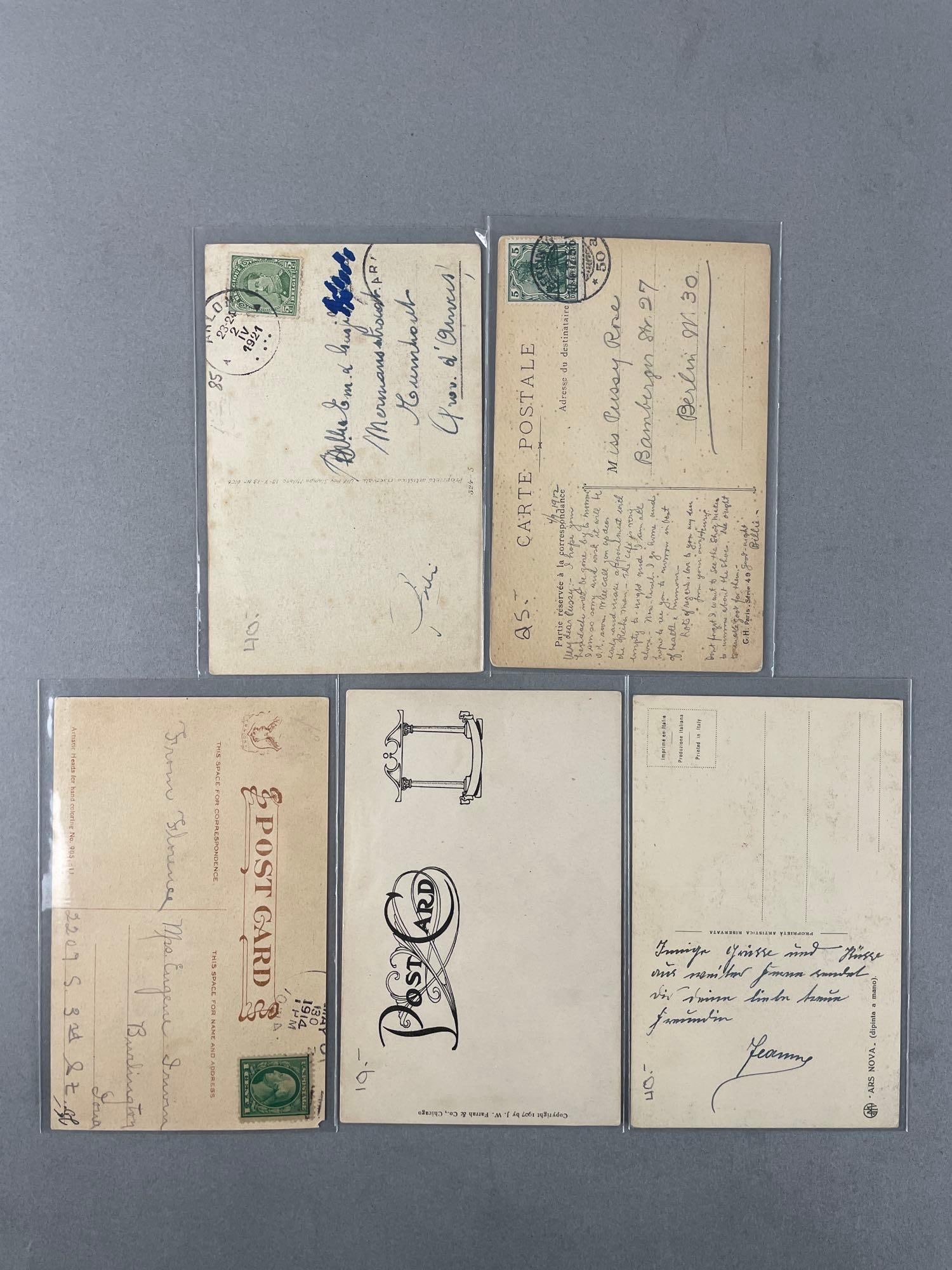 Postcards - 5 Lady - 2