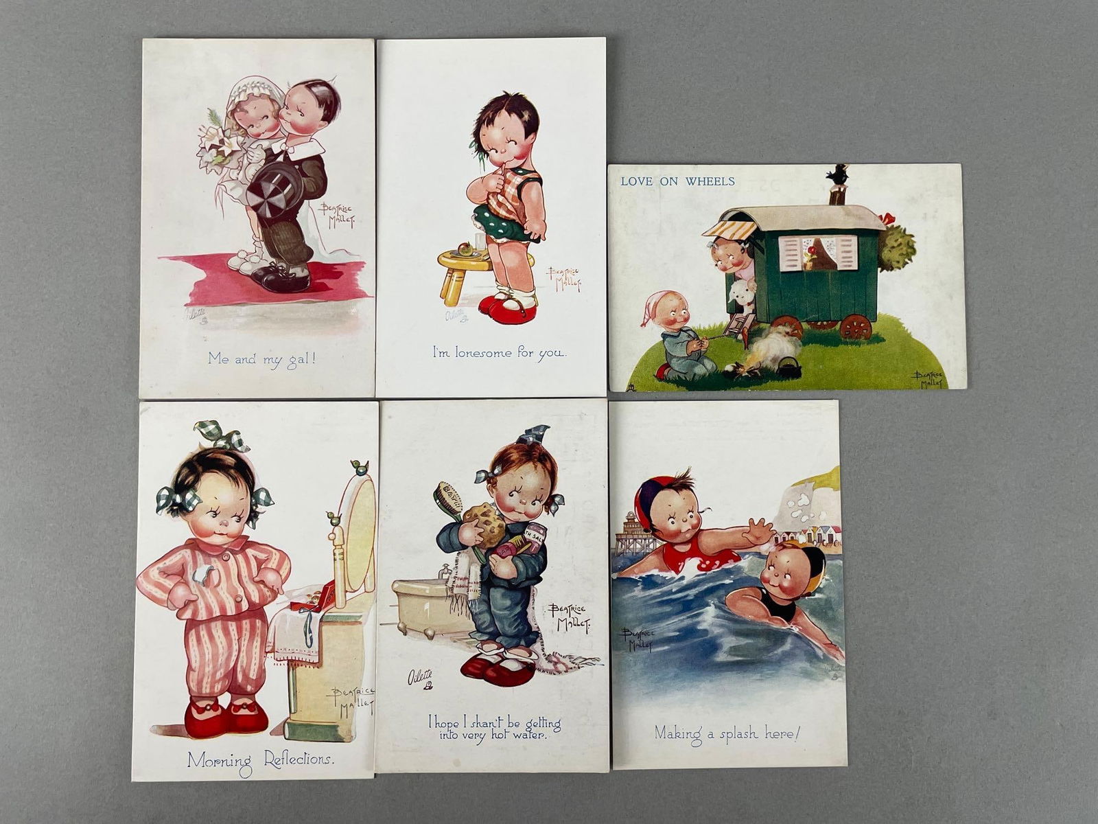 Postcards - 4 Groups / Sets - 4