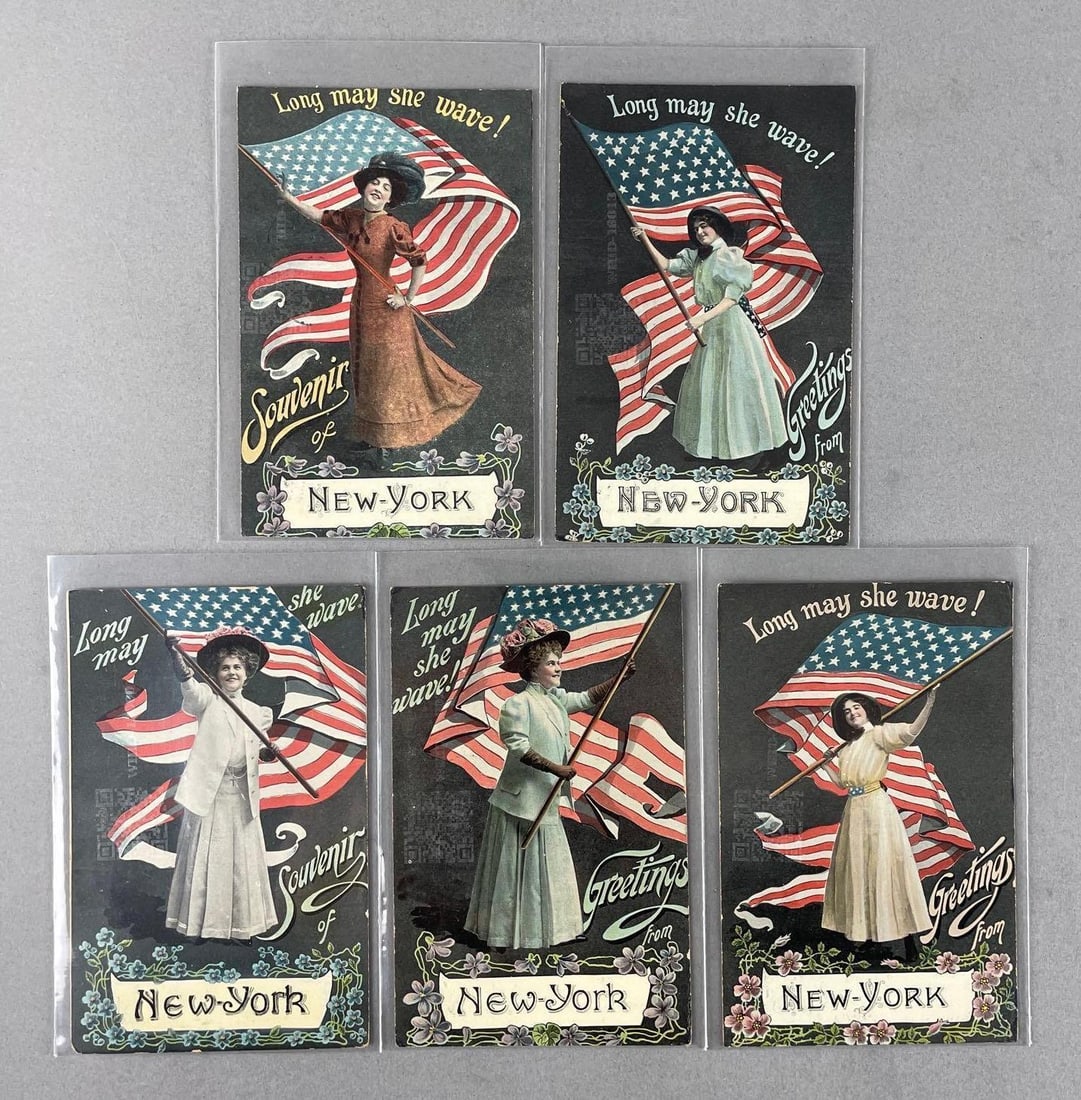 Postcards - Set of 5 Patriotic Lady: In-House Shipping Option: If you would like to use our in-house shipping service, please select “Arrange My Own Shipping” when paying your invoice. After payment, our in-house shipping team