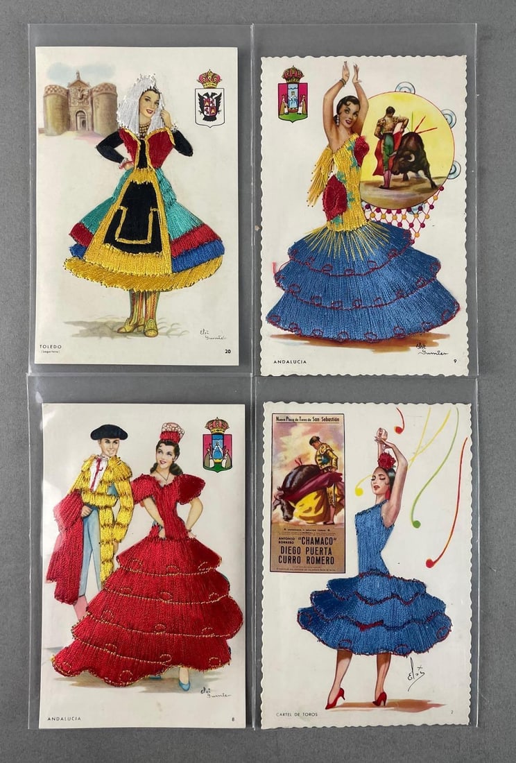 Postcards - 14 Embroidered Spanish: In-House Shipping Option: If you would like to use our in-house shipping service, please select “Arrange My Own Shipping” when paying your invoice. After payment, our in-house shipping team