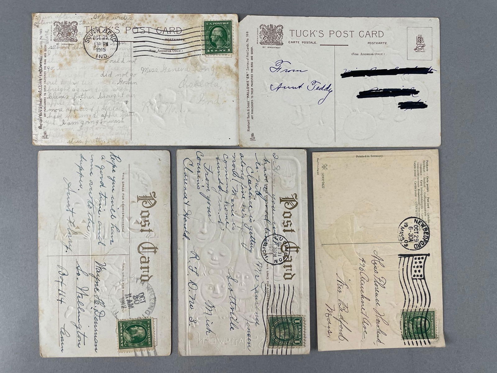 Postcards - 5 Halloween - 2