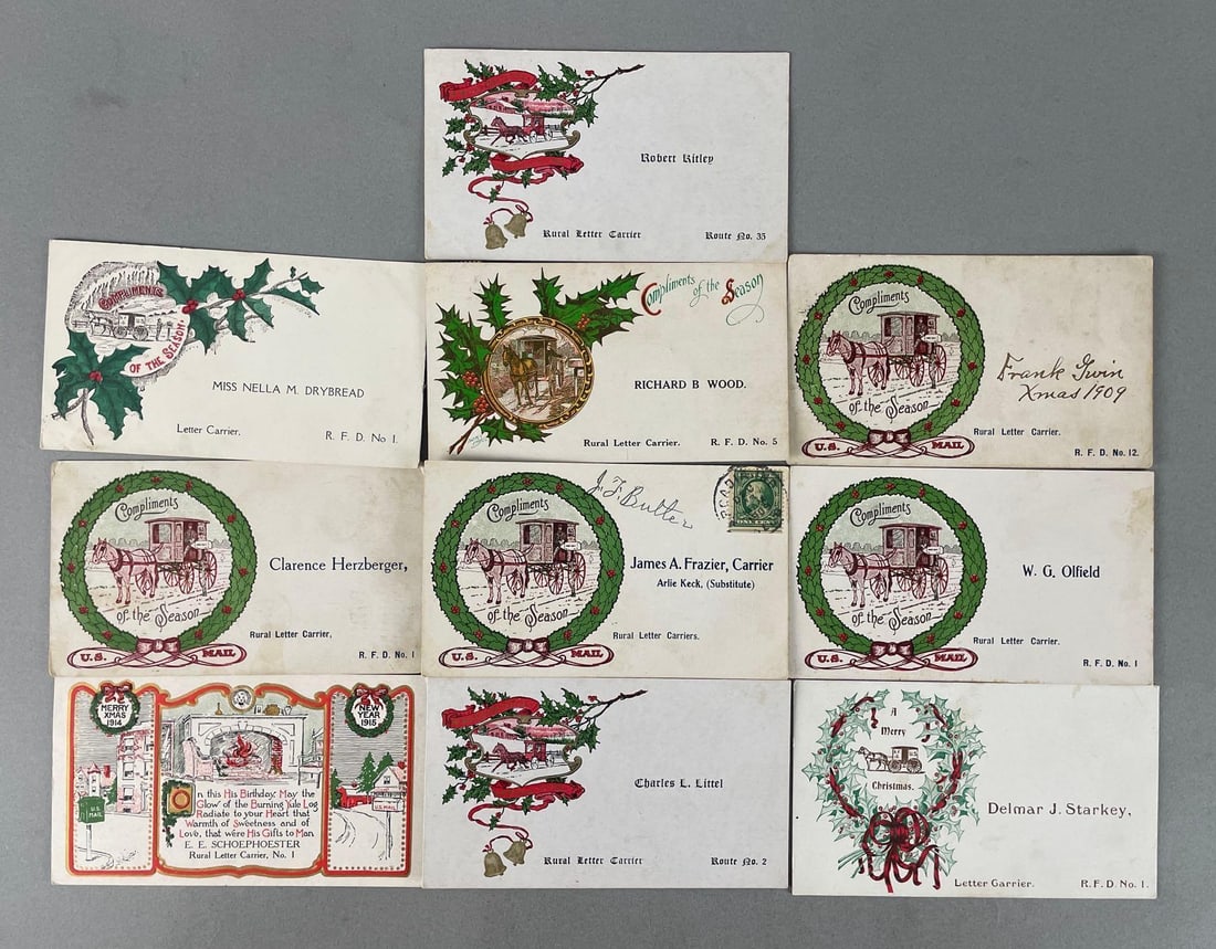 Postcards - 10 Christmas RFD: In-House Shipping Option: If you would like to use our in-house shipping service, please select “Arrange My Own Shipping” when paying your invoice. After payment, our in-house shipping team