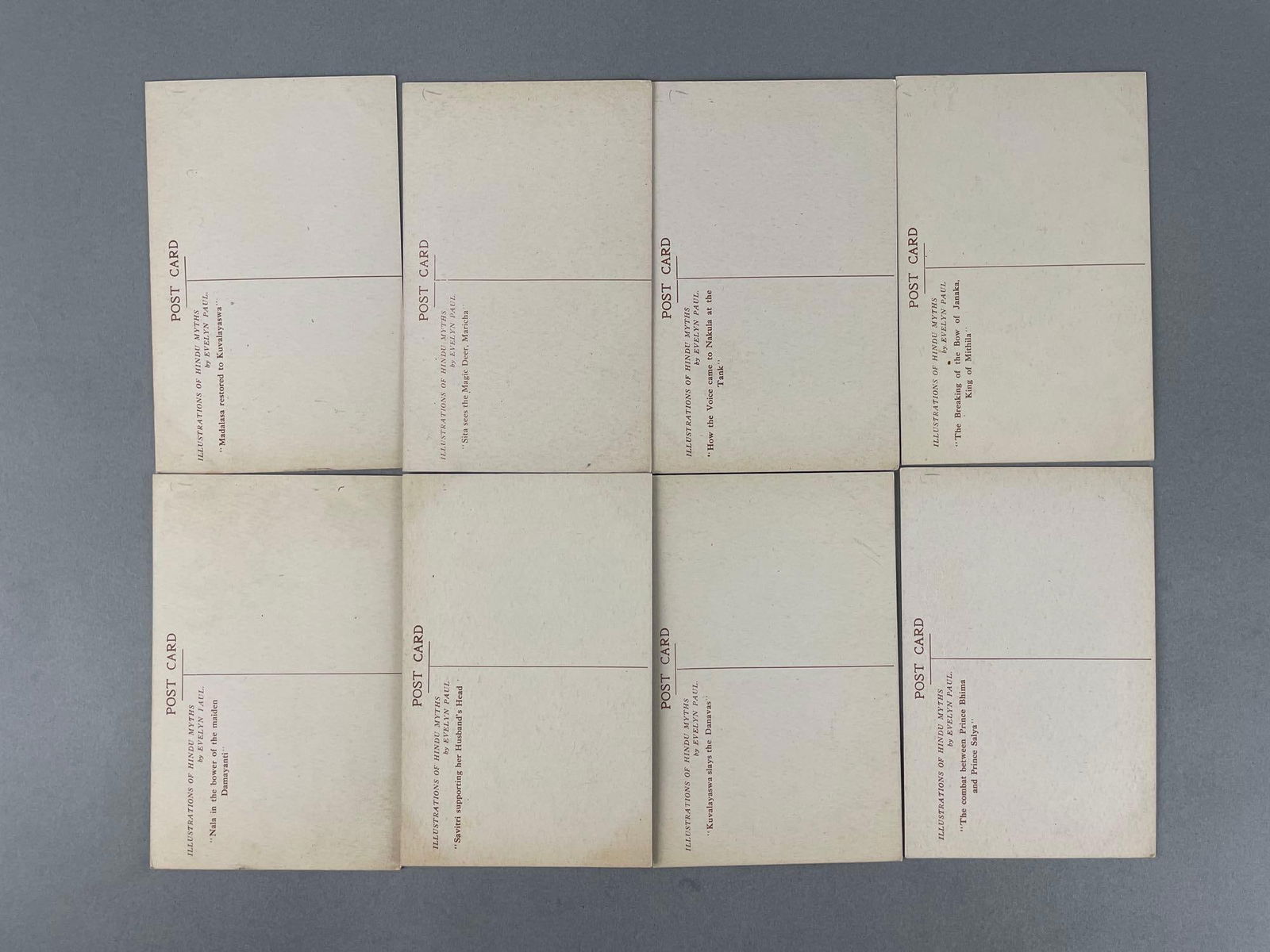 Postcards - 8 Hindu - 2