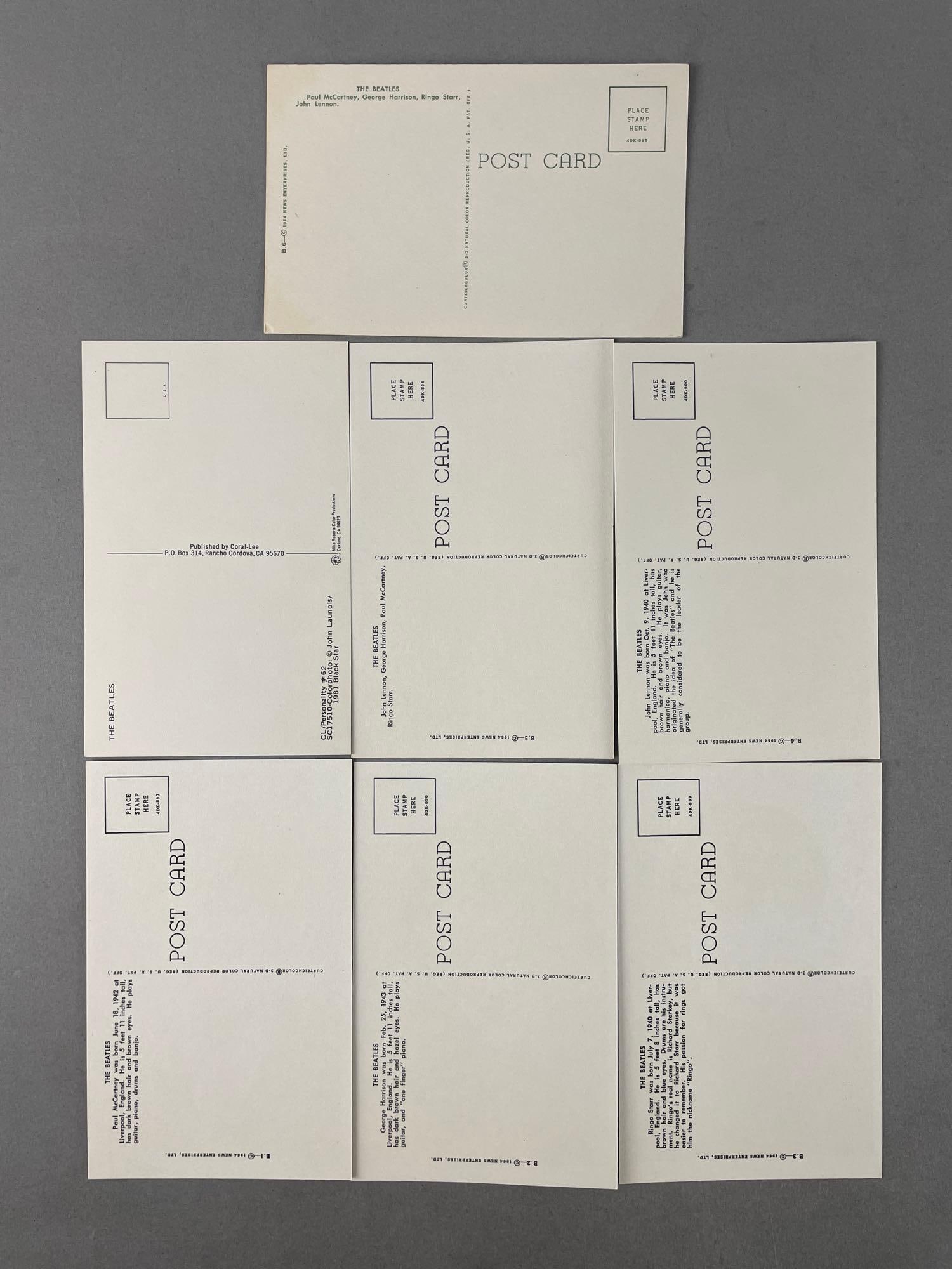 Postcards - 7 Beatles - 2