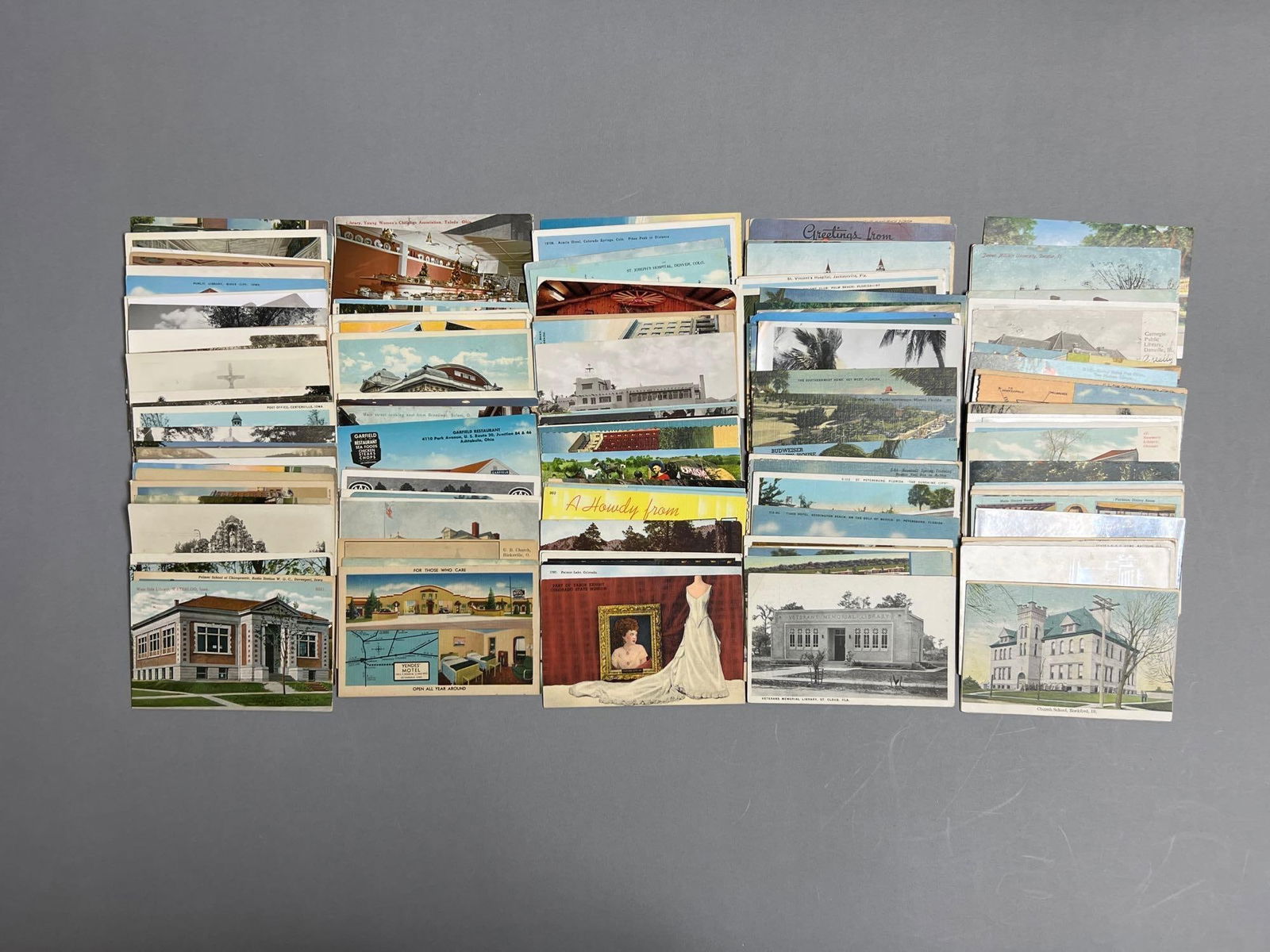 Postcards- 181 Various State Views - 2