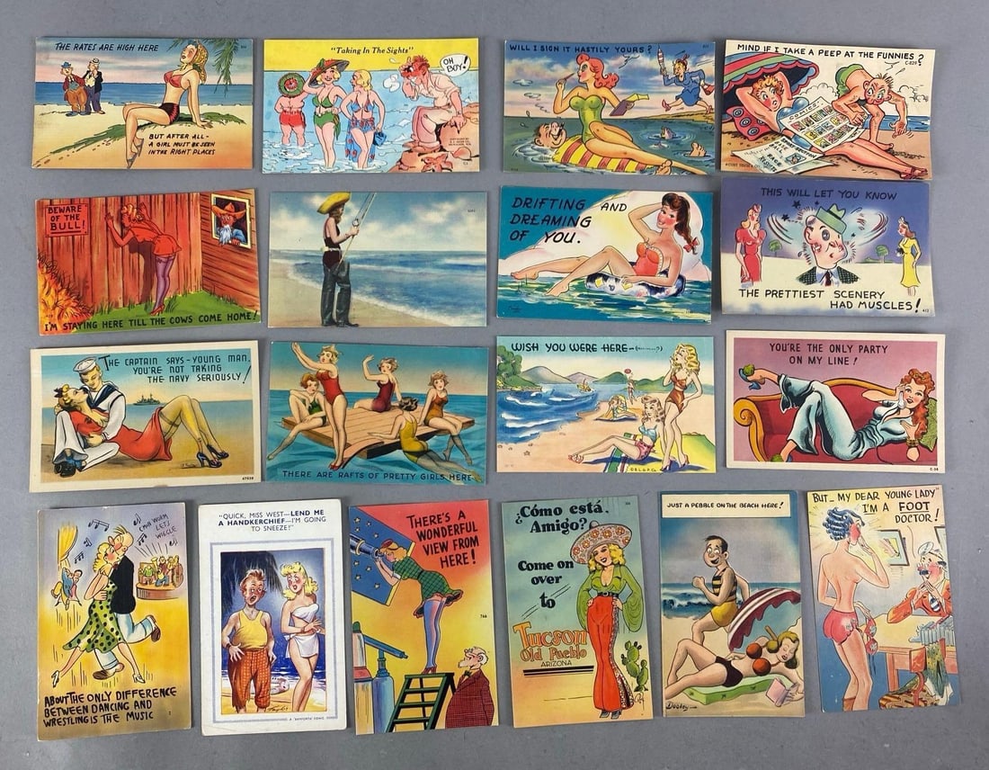 Postcards - 30+ Risque Comic: In-House Shipping Option: If you would like to use our in-house shipping service, please select “Arrange My Own Shipping” when paying your invoice. After payment, our in-house shipping team wi