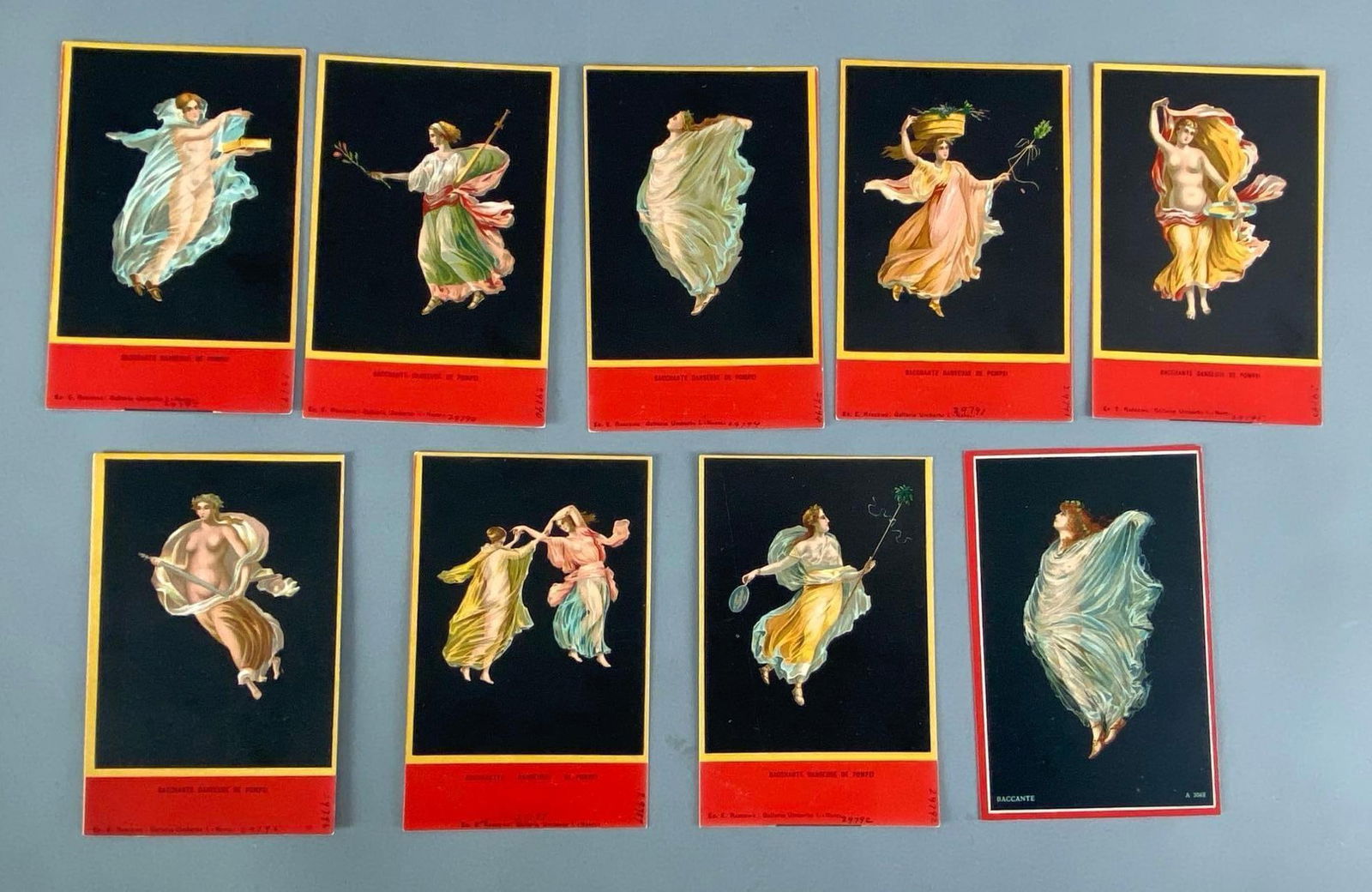 Postcards - 9 Italian Dancers of Pompei: In-House Shipping Option: If you would like to use our in-house shipping service, please select “Arrange My Own Shipping” when paying your invoice. After payment, our in-house shipping team wi