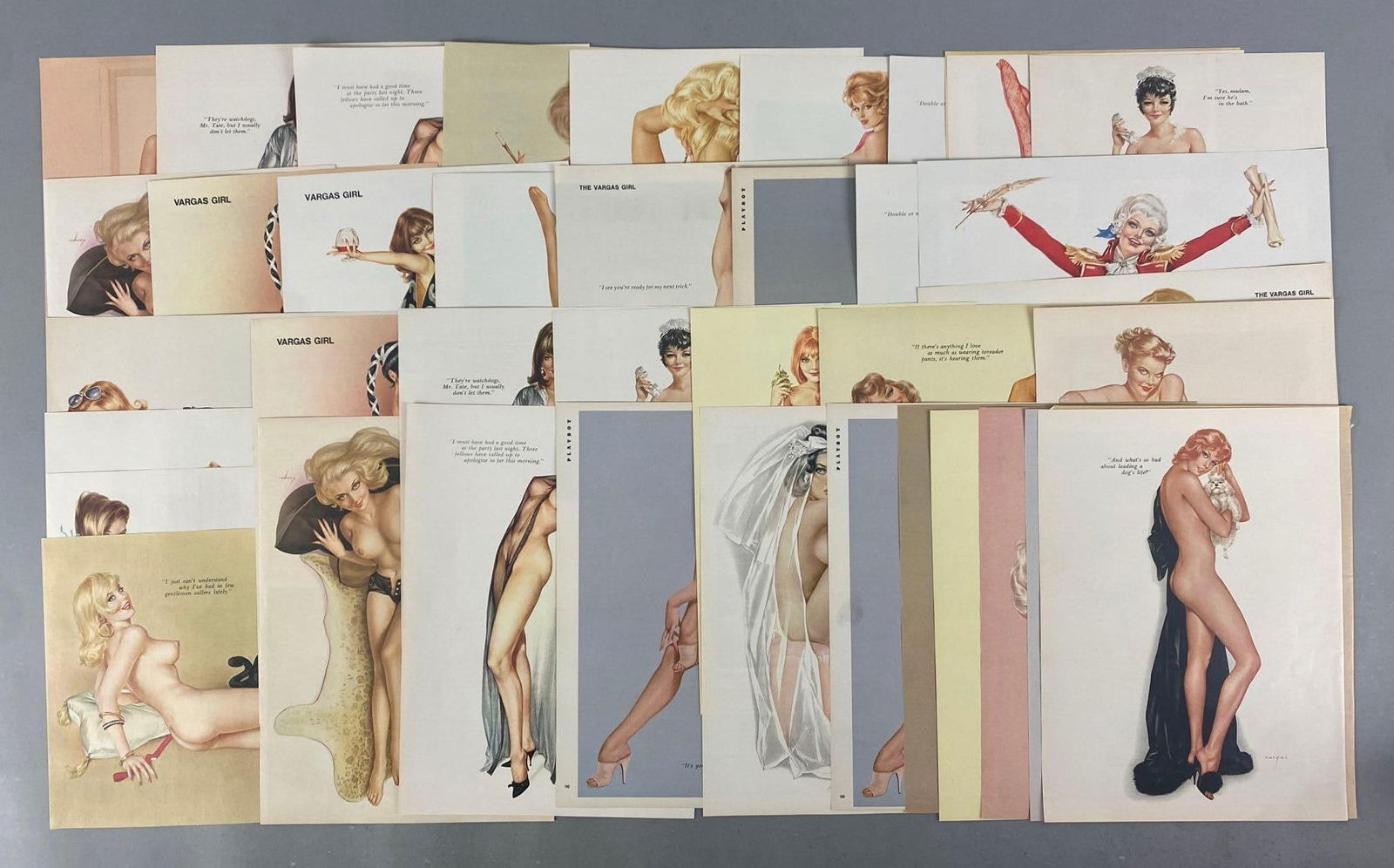 Group of 1960s-1970s Vargas Nude Pin-Ups: In-House Shipping Option: If you would like to use our in-house shipping service, please select “Arrange My Own Shipping” when paying your invoice. After payment, our in-house shipping team