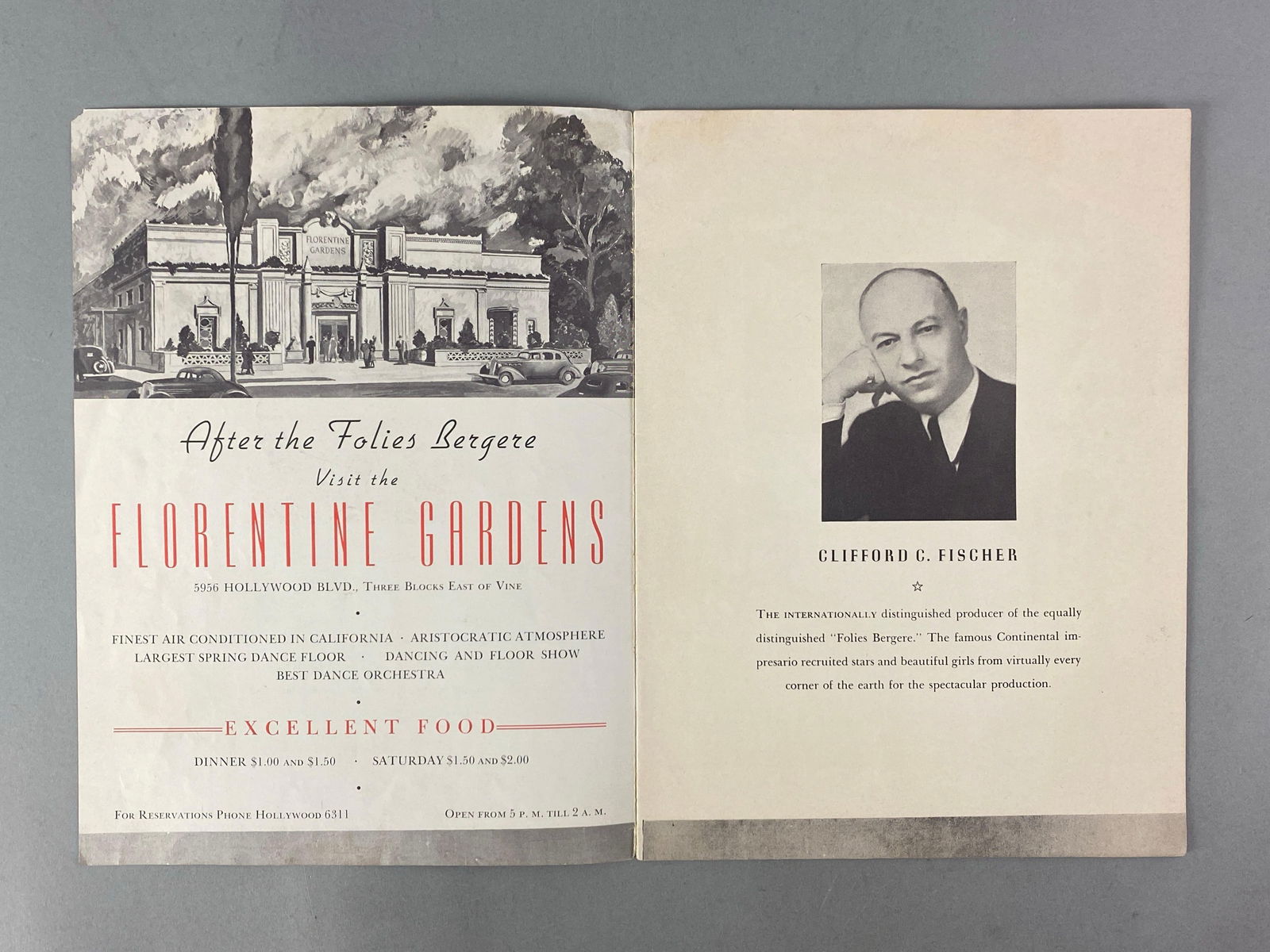 1939 Folies Bergere Risque Art Program - 3