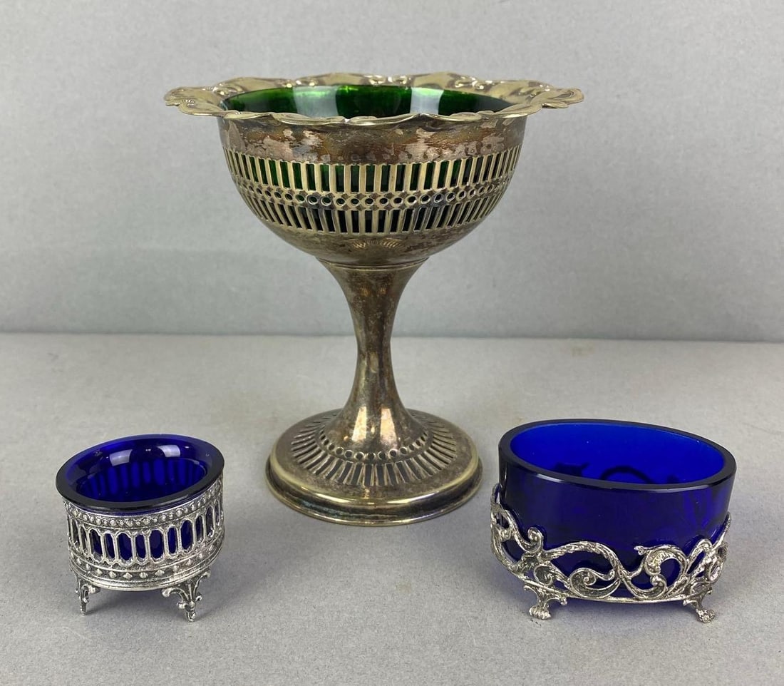 Group of Metal and Glass Items (1 of 2)