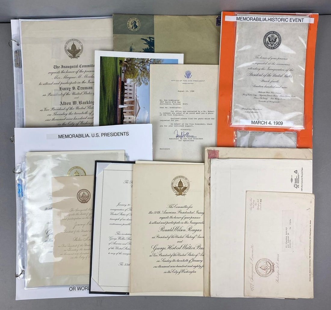 Group of Presidential Ephemera (1 of 3)