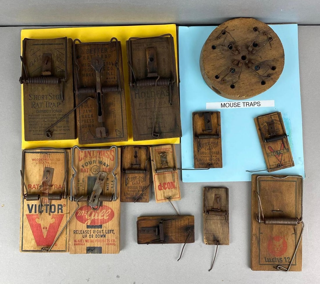 Group of Assorted Rat and Mouse Traps: In-House Shipping Option: If you would like to use our in-house shipping service, please select “Arrange My Own Shipping” when paying your invoice. After payment, our in-house shipping team wi