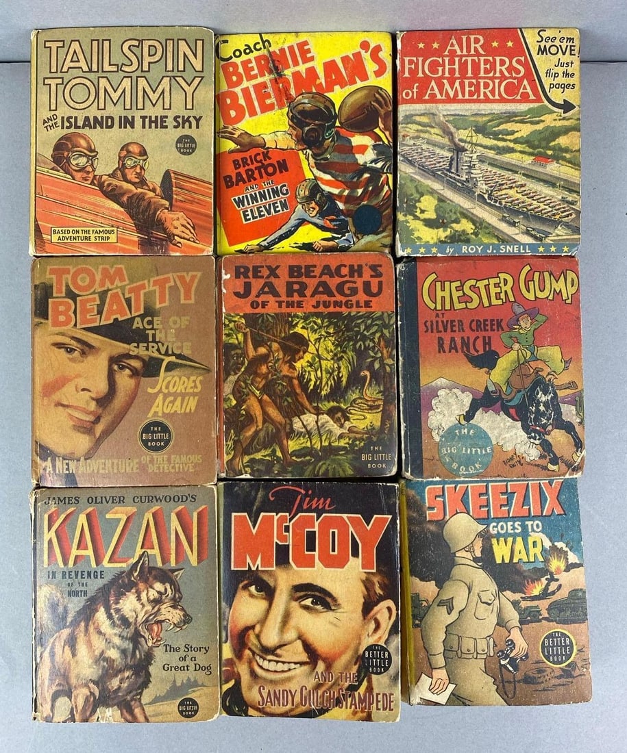 Group of 9 Whitman Publishing The Big Little Books (1 of 3)