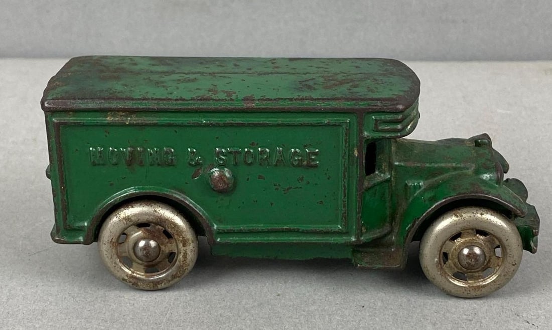 Antique AC Williams Cast Iron Moving Truck (1 of 5)
