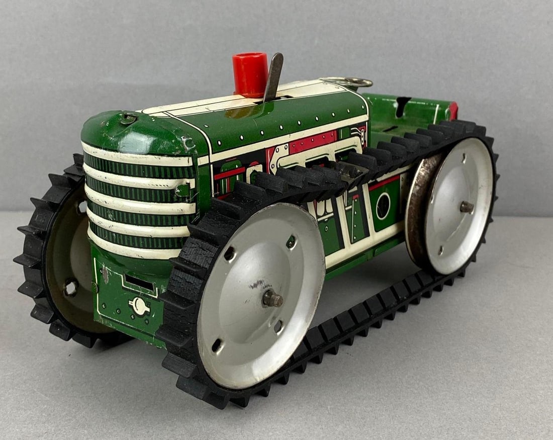 Vintage Marx Tin Litho Highboy Climbing Tractor Wind Up Toy (1 of 6)
