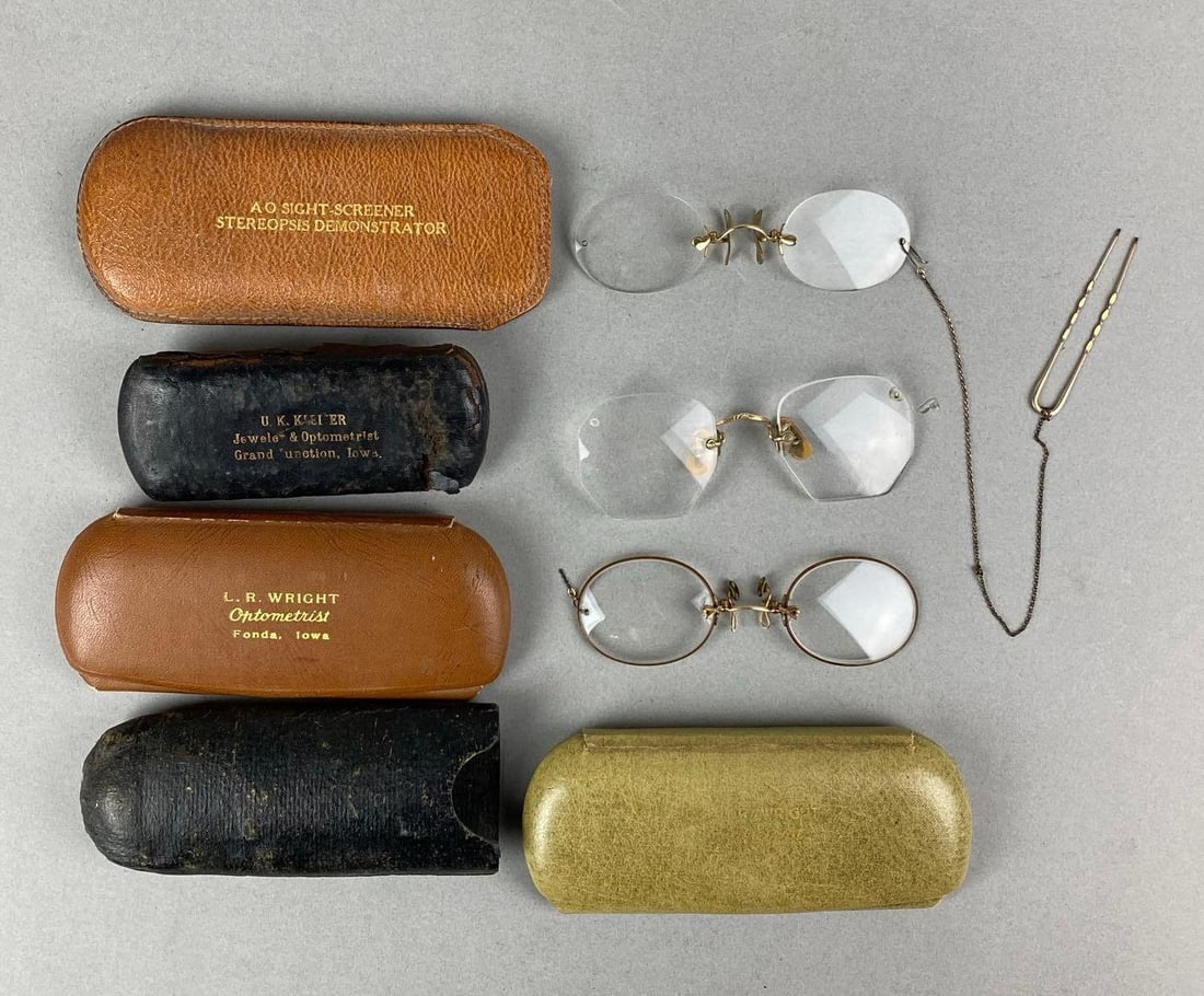 Group of 5 Antique Glass Cases and More: In-House Shipping Option: If you would like to use our in-house shipping service, please select “Arrange My Own Shipping” when paying your invoice. After payment, our in-house shipping tea