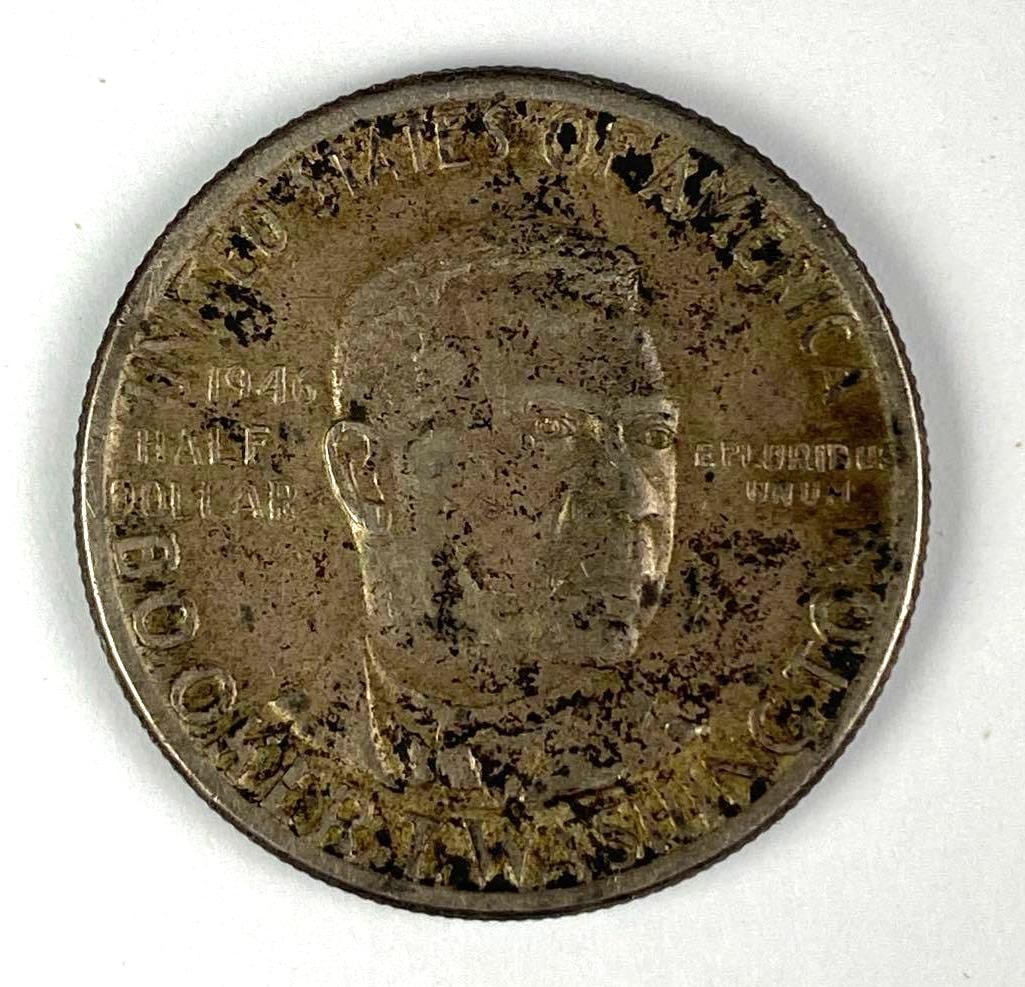 1946 Booker T Washington Commemorative Silver Half Dollar: In-House Shipping Option: If you would like to use our in-house shipping service, please select “Arrange My Own Shipping” when paying your invoice. After payment, our in-house shipping team wi
