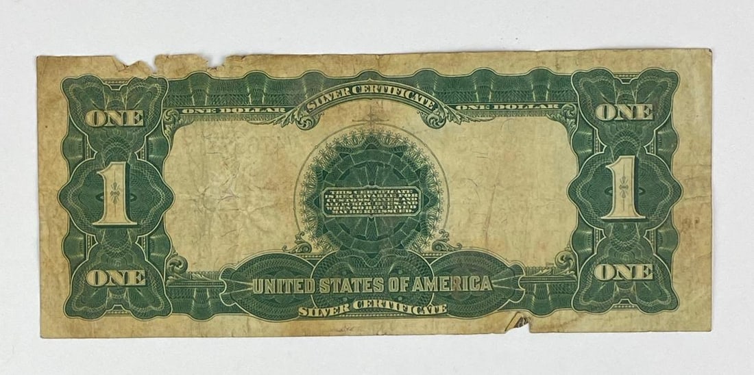 1899 US $1 Black Eagle Silver Certificate - 2