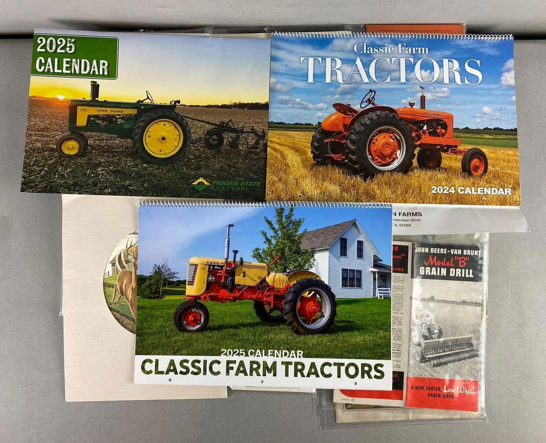 Group of Assorted Vintage Farming Equipment Memorabilia: In-House Shipping Option: If you would like to use our in-house shipping service, please select “Arrange My Own Shipping” when paying your invoice. After payment, our in-house shipping team wi