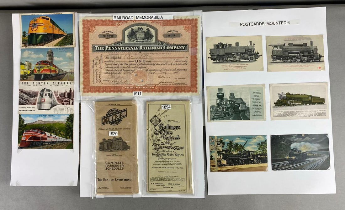 Group of Vintage Railroad Memorabilia and More (1 of 6)