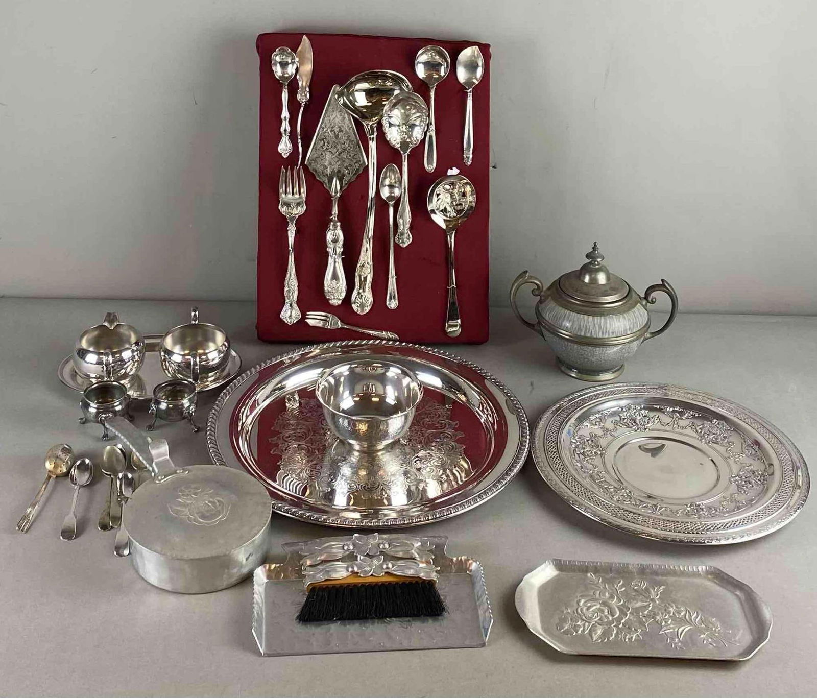 Group of Vintage Silver Plated Utensils and More (1 of 5)