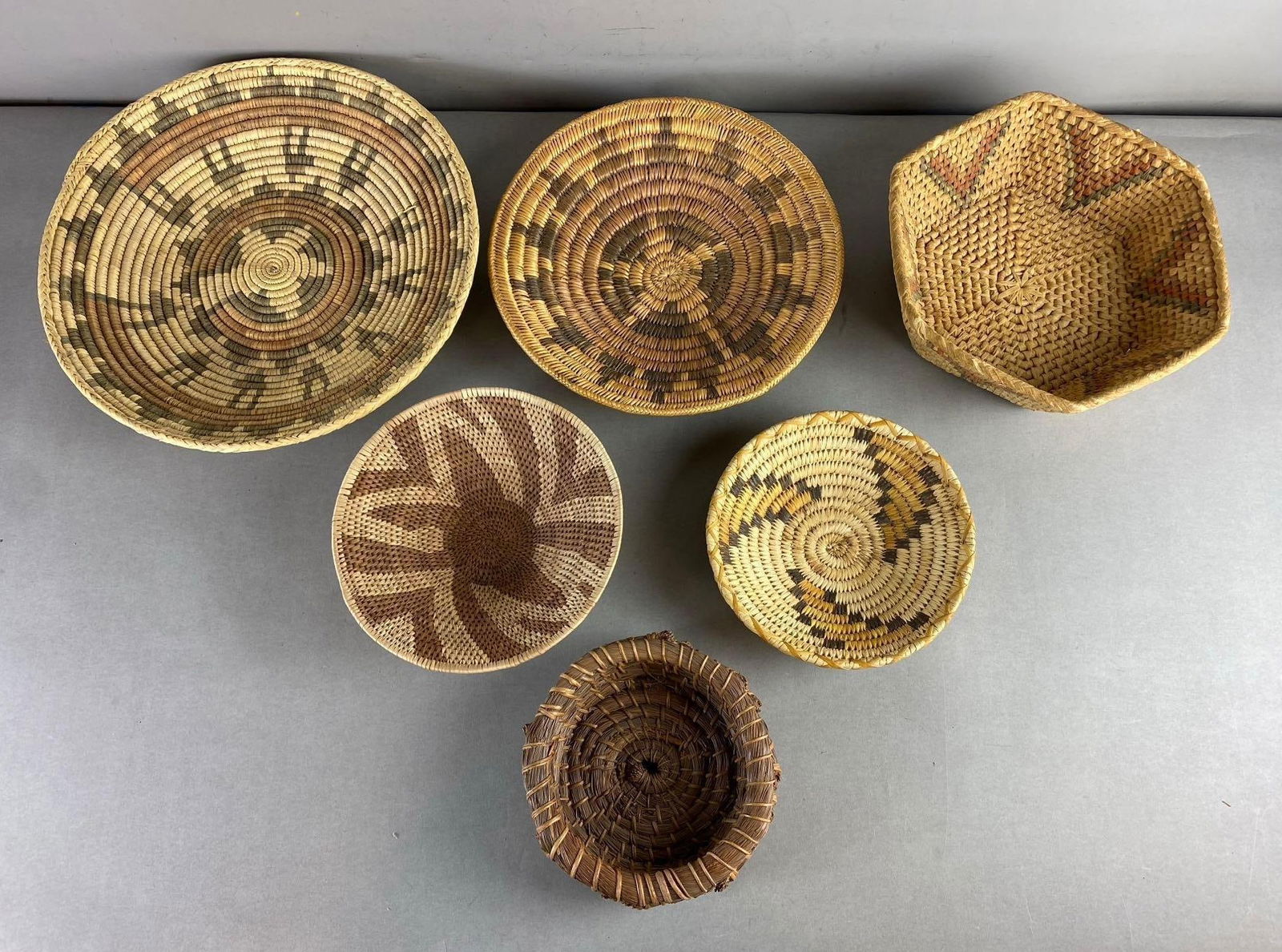 Group of Hand Woven Bowls (1 of 3)