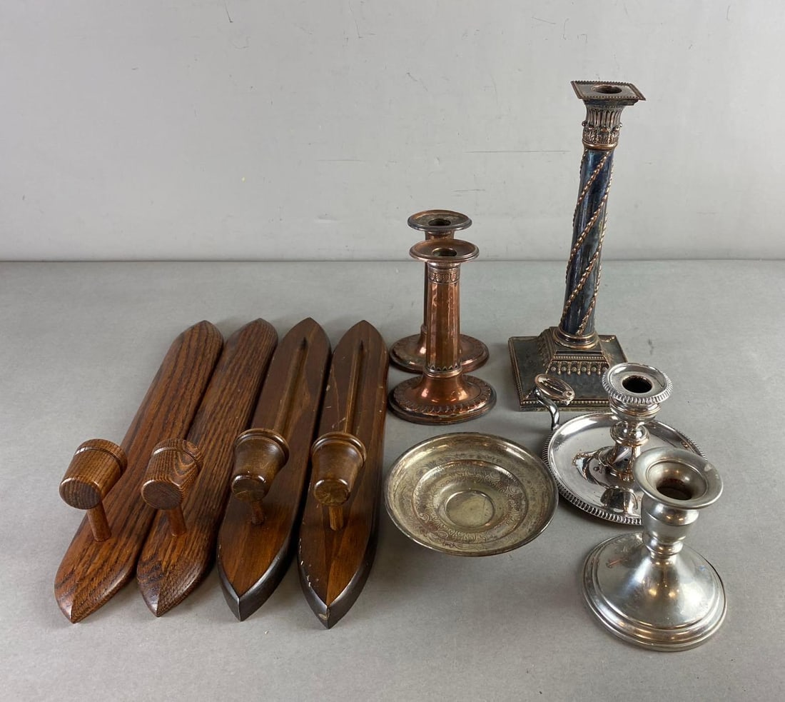 Group of Assorted Vintage Candlestick Holders (1 of 3)